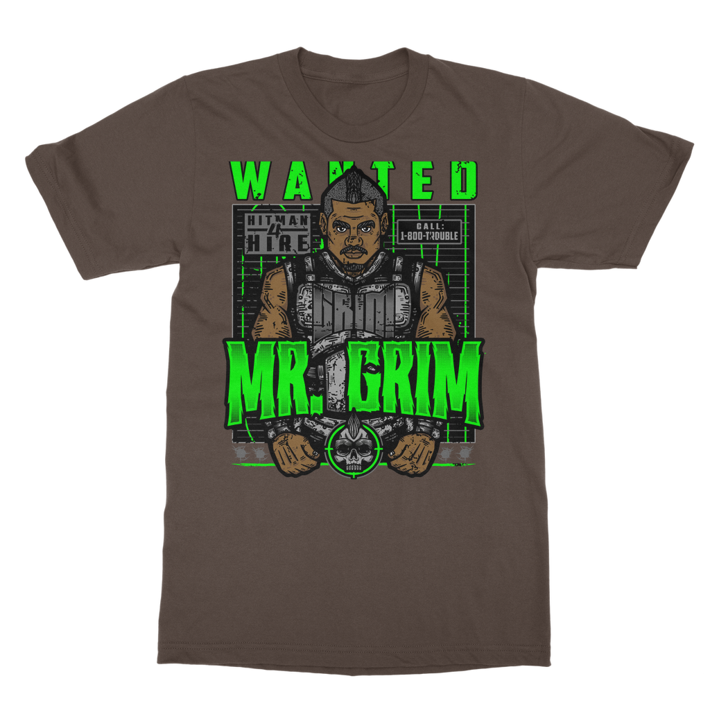 MR. Grim "Wanted" Unisex Heavy Cotton Tee