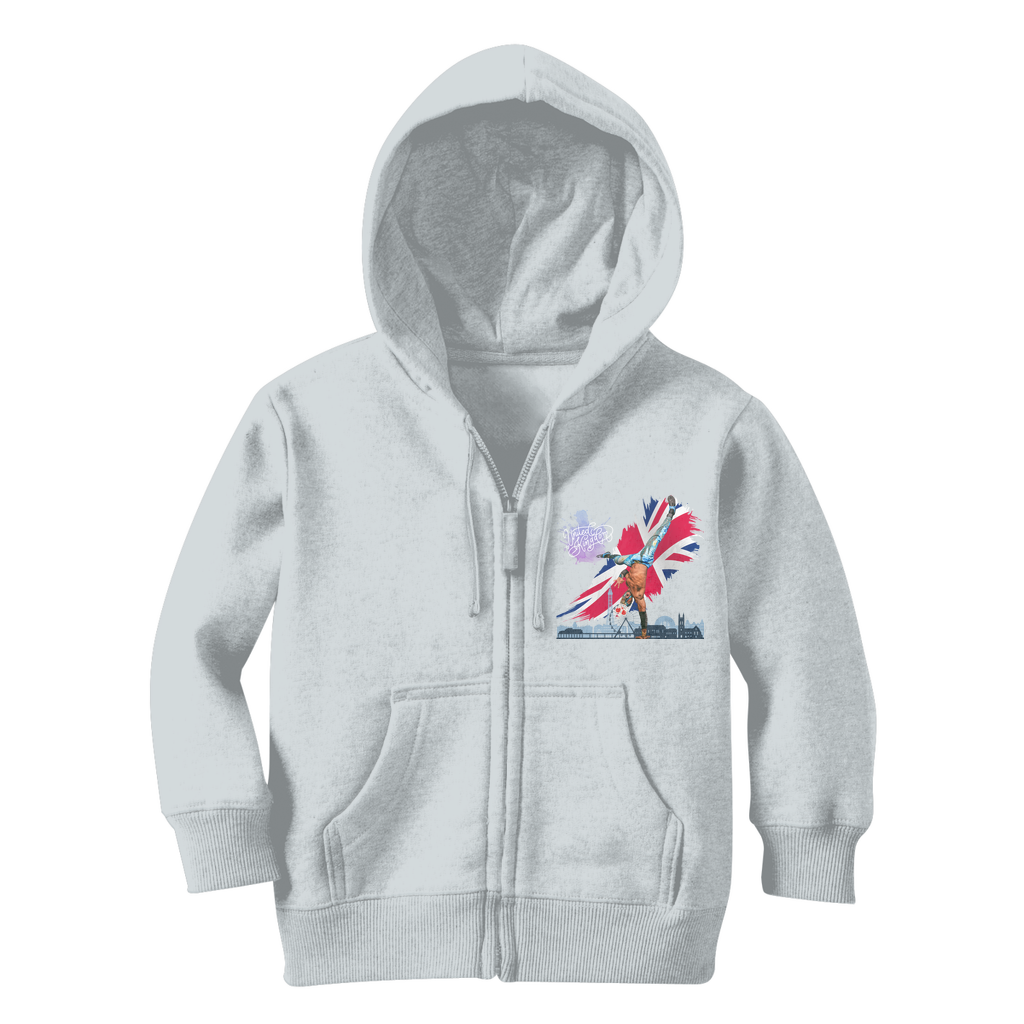 "Van Go to UK" - Aerial Van Go Youthwear Zip Hoodie