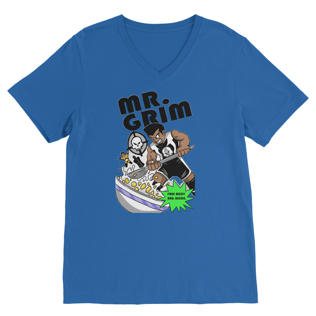 MR. Grim "Special Cereal" (USA) Unisex V Neck Tee