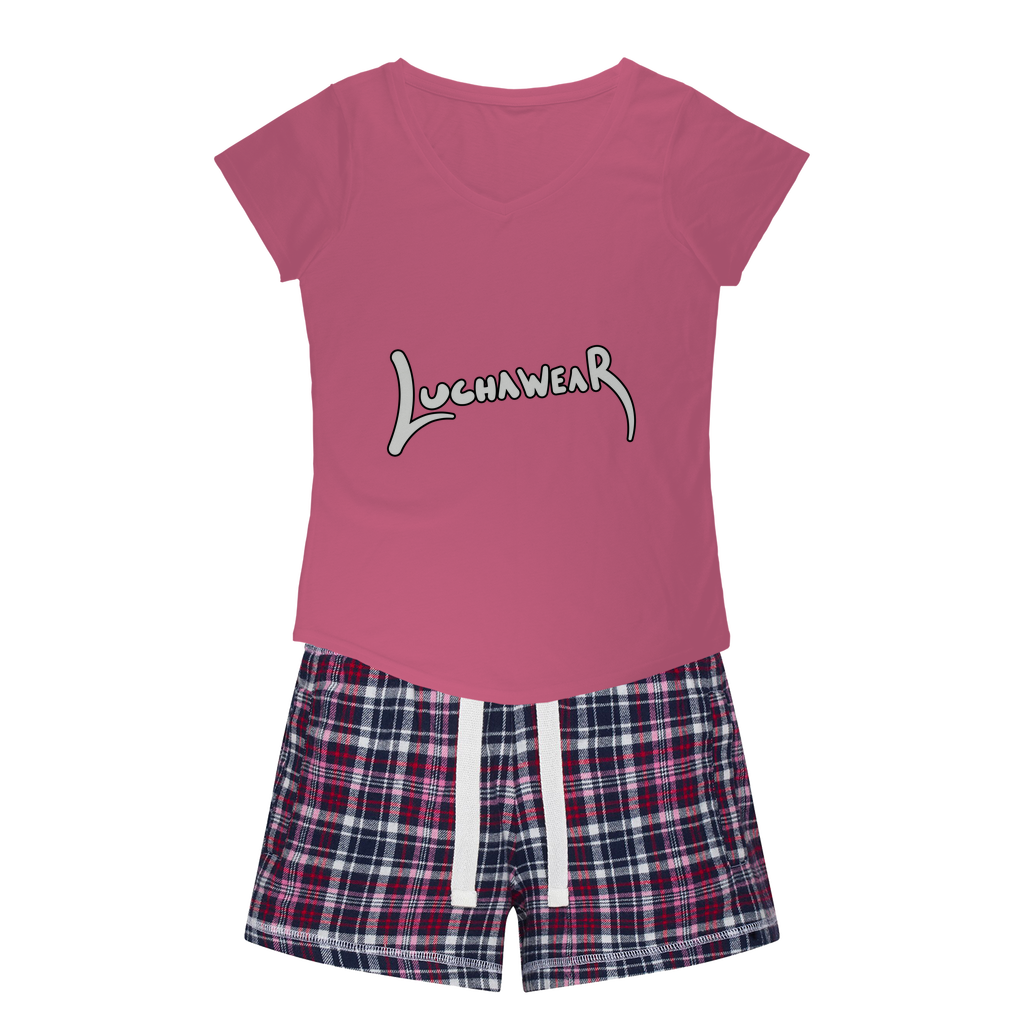 Luchawear Classic Women's Pajamas w/ Flannel Shorts