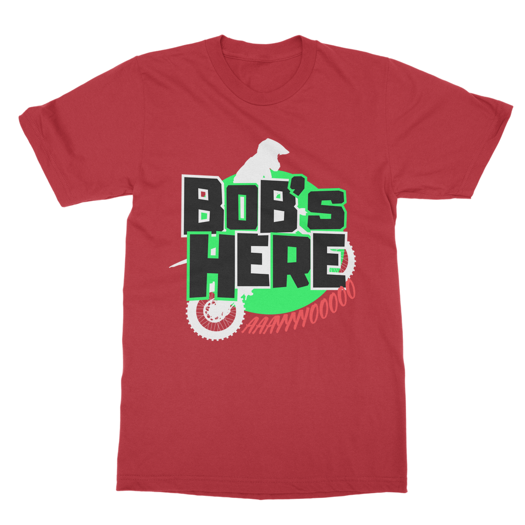 "Bob's Here" Bobby Flaco - USA Unisex Heavy Cotton Tee