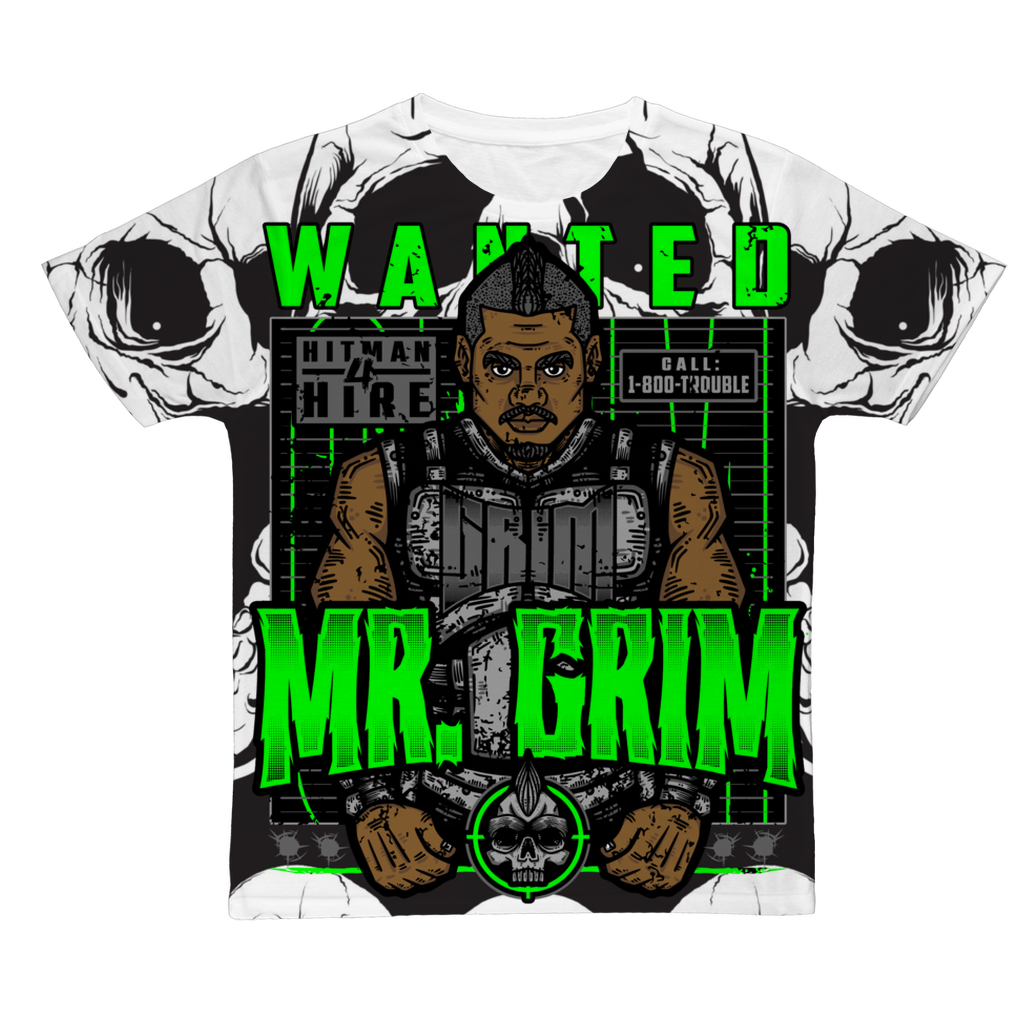 MR. Grim "Wanted" Unisex Designer Tee