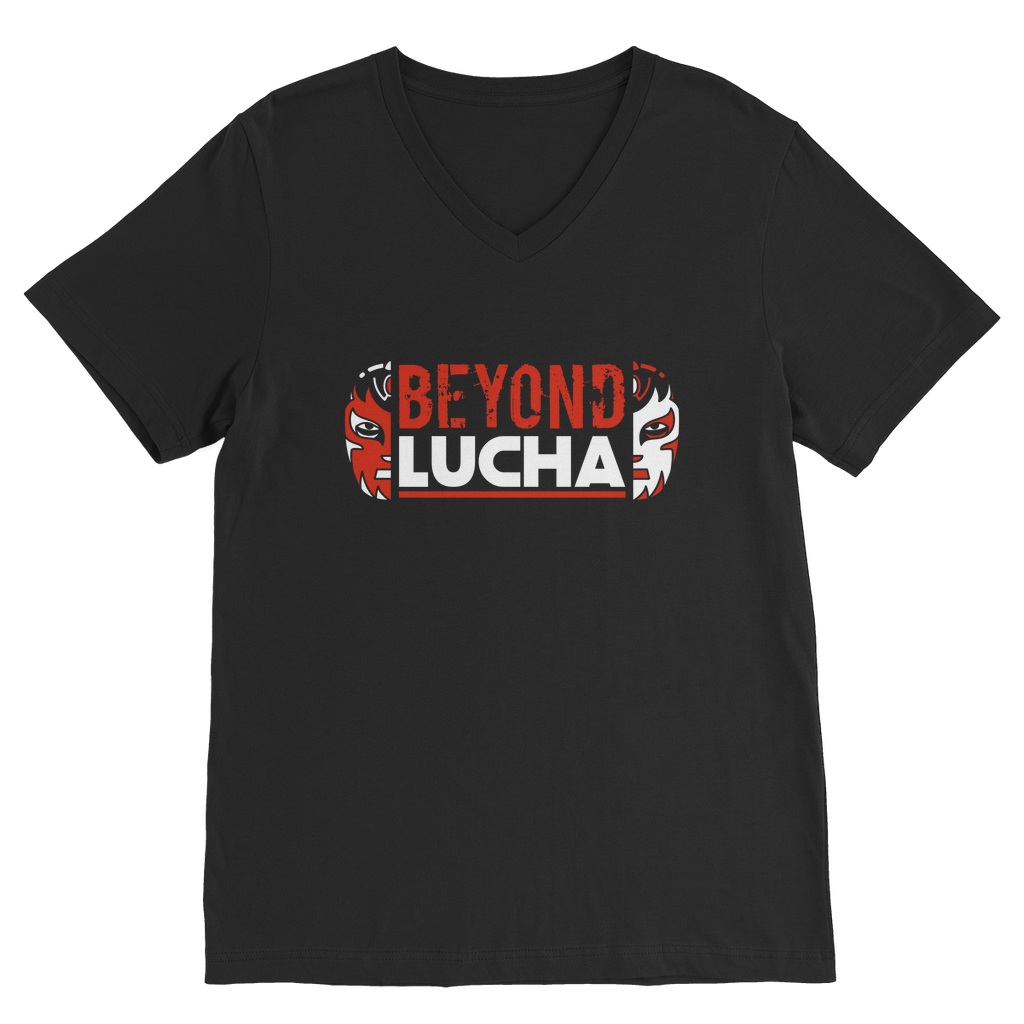 Beyond Lucha Unisex V Neck Tee