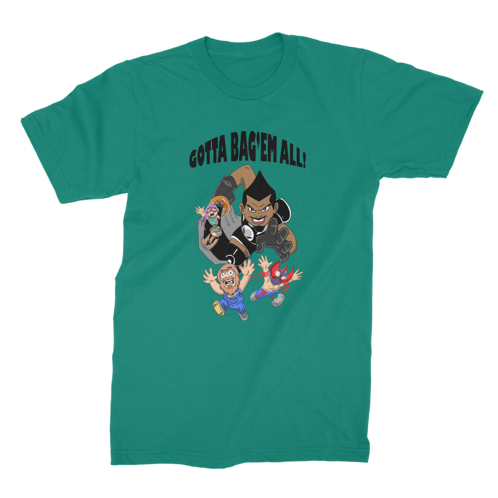 MR. Grim "Gotta Bag Em All" Premium Jersey Adult T-Shirt