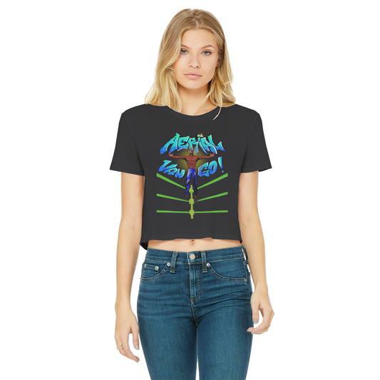 "Art Redeemer" - Aerial Van Go (USA) Women's Wear Crop Top