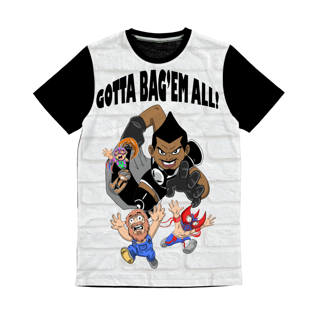 MR. Grim "Gotta Bag Em All" Unisex Panel Tee