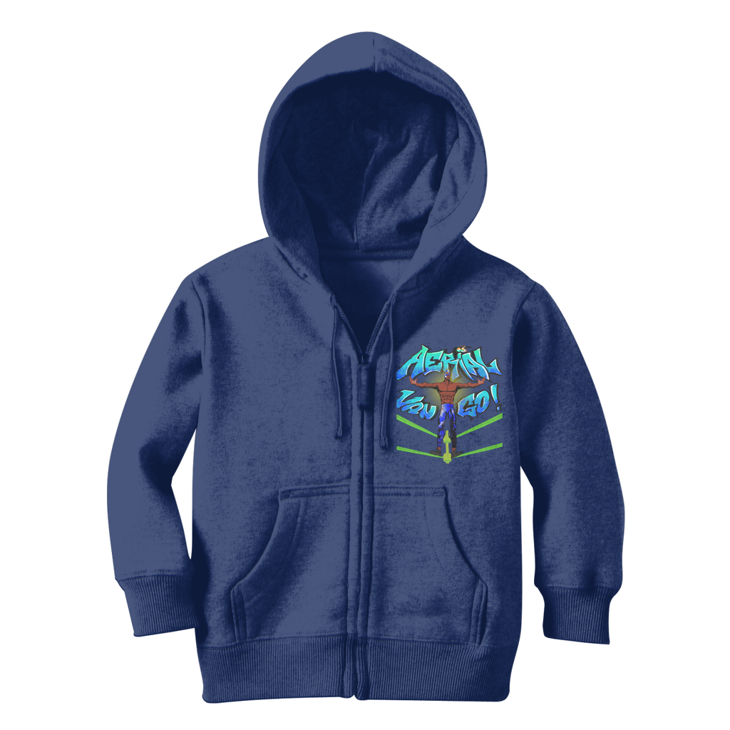 "Art Redeemer" - Aerial Van Go (USA) Youthwear Zip Hoodie