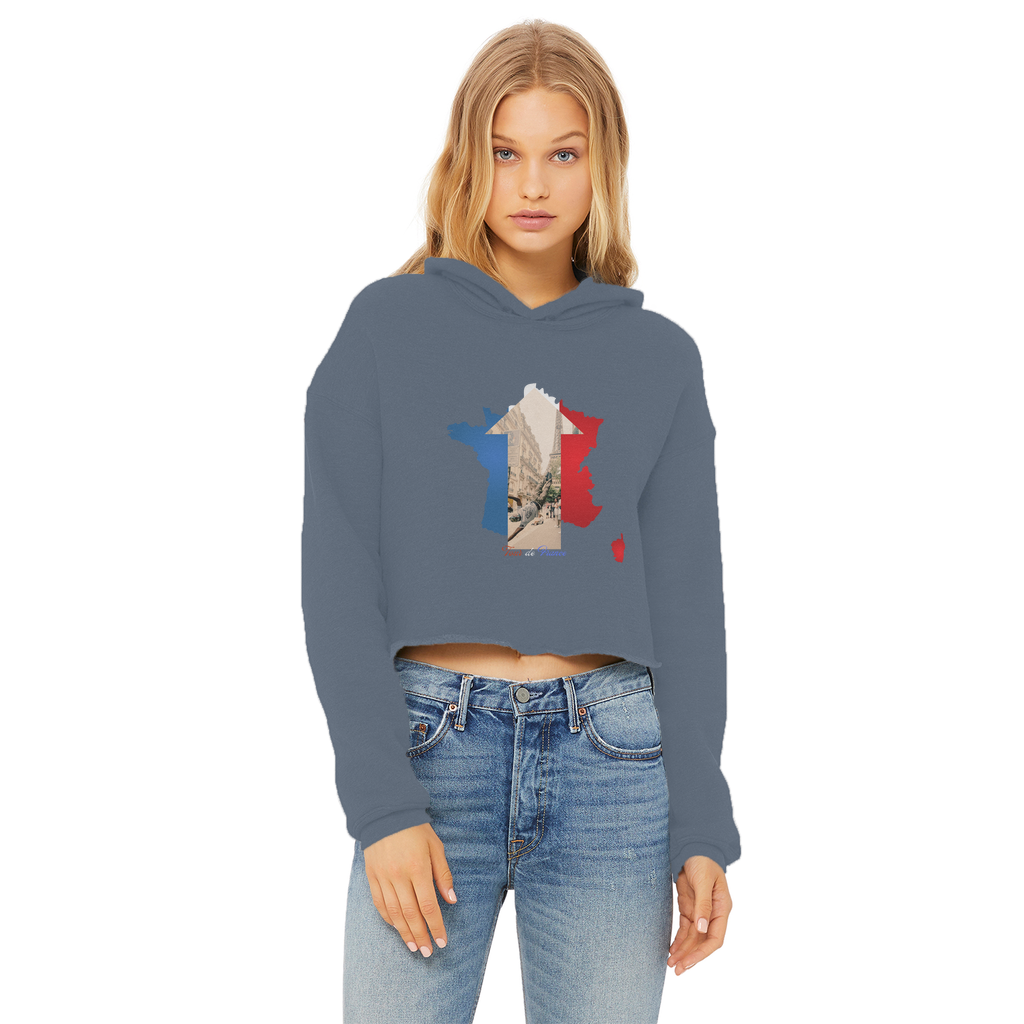 Tour de France Women's Wear Crop Top Hoodie