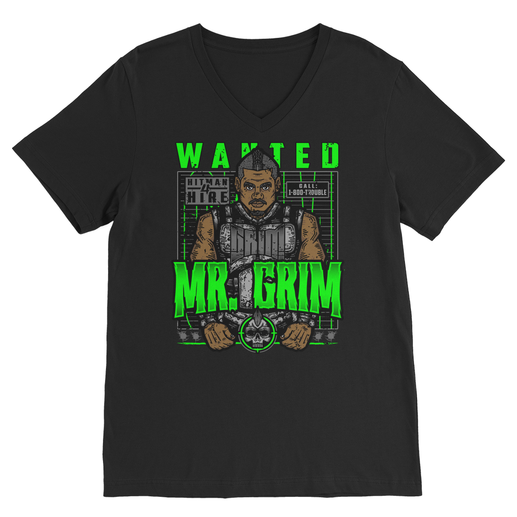 MR. Grim "Wanted" V Neck Tee