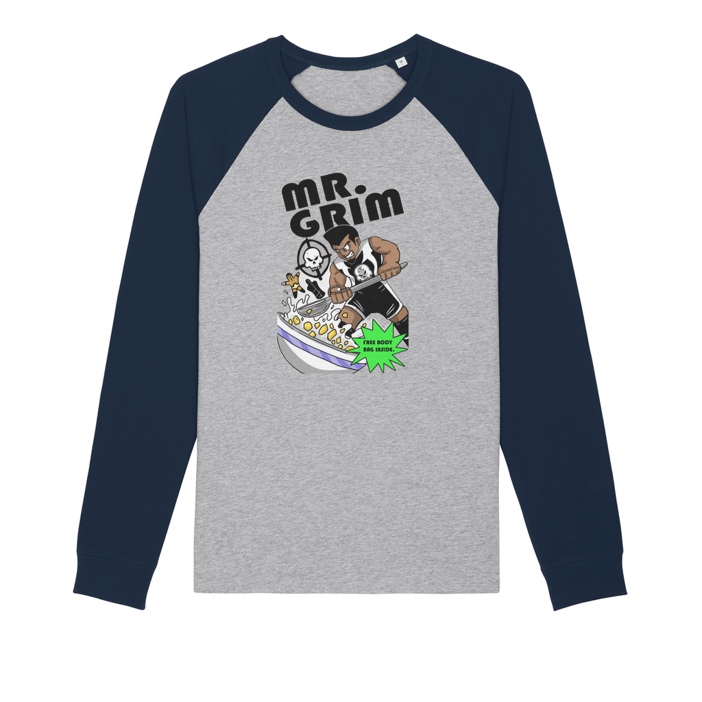 MR. Grim "Special Cereal" (USA) Premium Raglan Long Sleeve Shirt