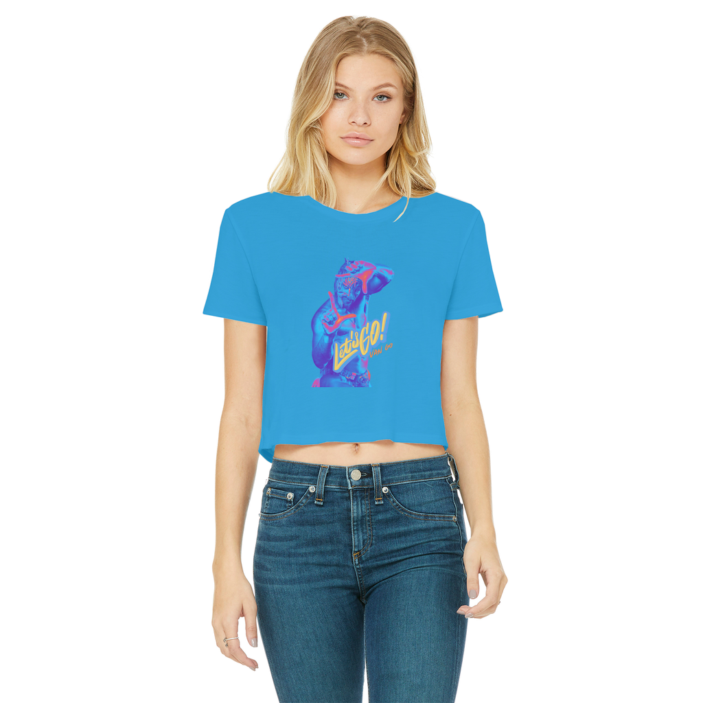 "Let's Go Van Go - Aerial Van Go Women's Wear Crop Top