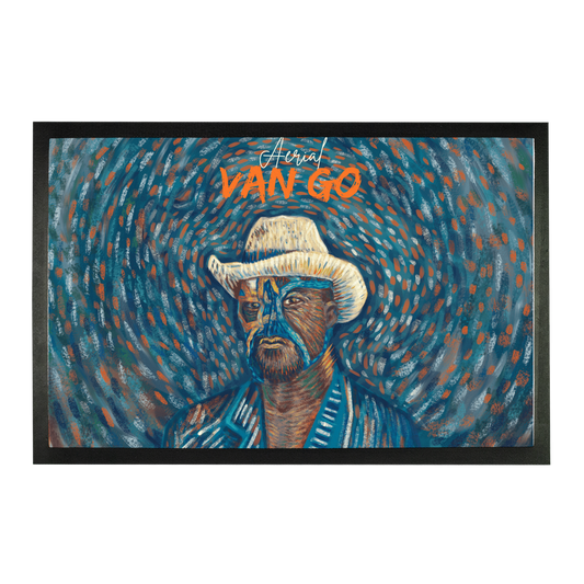 "Self Portrait" - Aerial Van Go (USA) Doormat