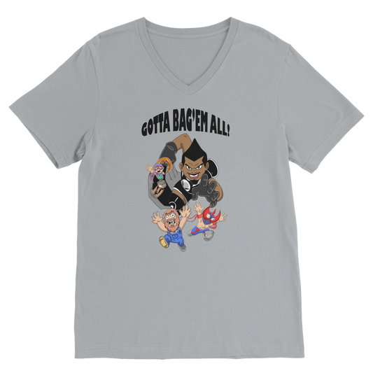 MR. Grim "Gotta Bag Em All" V Neck Tee