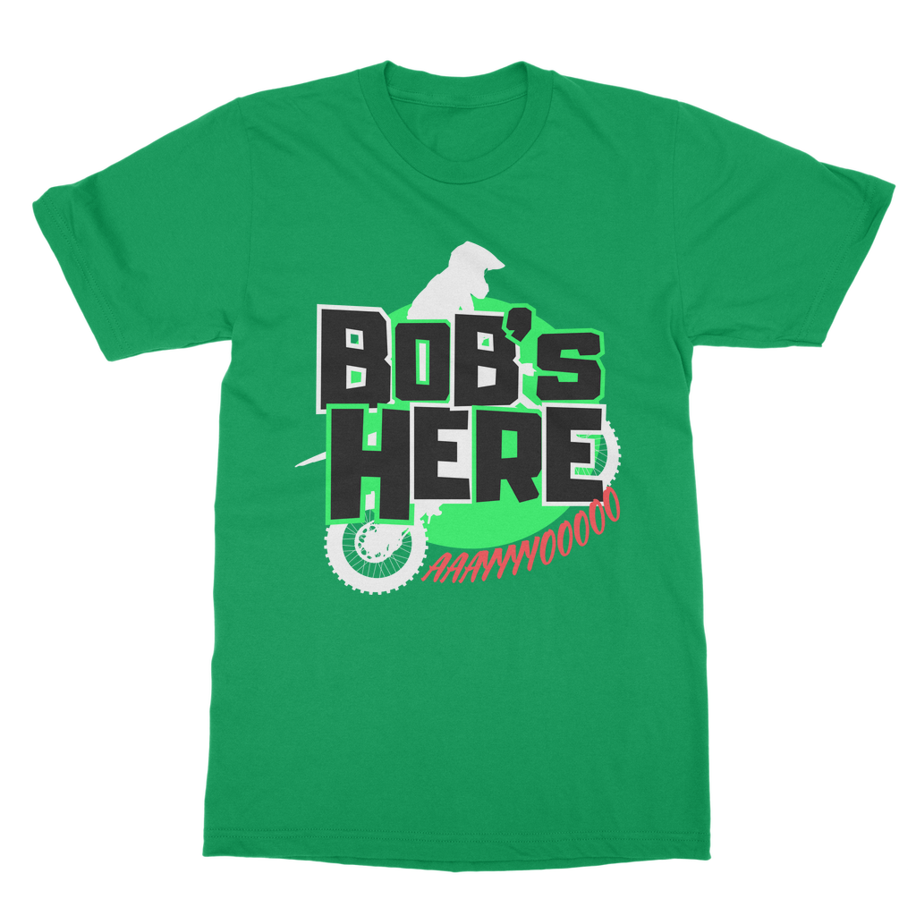 "Bob's Here" Bobby Flaco - USA Unisex Heavy Cotton Tee