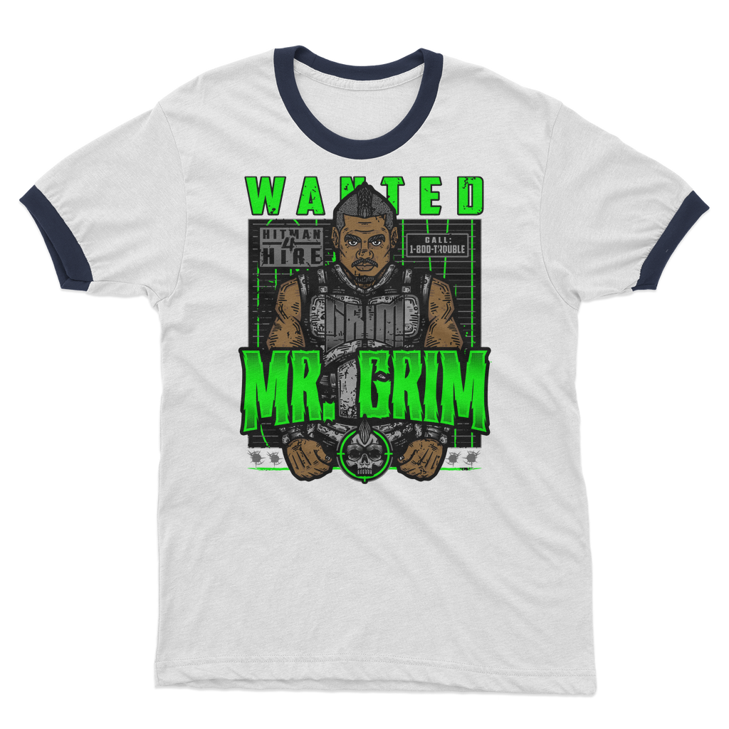 MR. Grim "Wanted" Ringer Tee