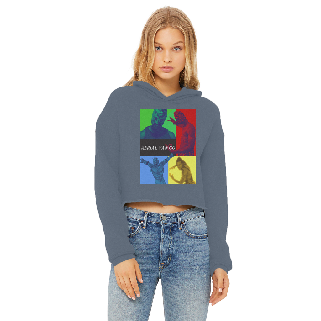 Aerial Van BEBOP Women's Wear Crop Top Hoodie