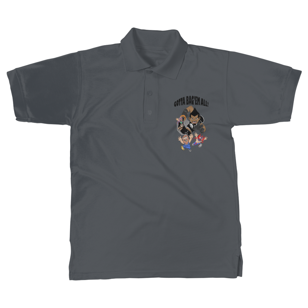 MR. Grim "Gotta Bag Em All" Unisex Adult Polo Shirt