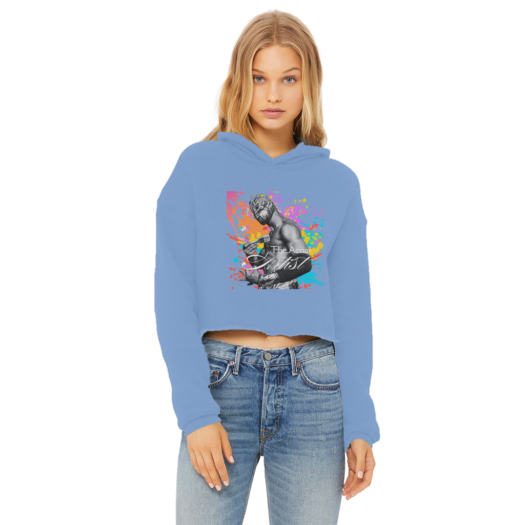 "THE Artist" - Aerial Van Go Women's Wear Crop Top Hoodie