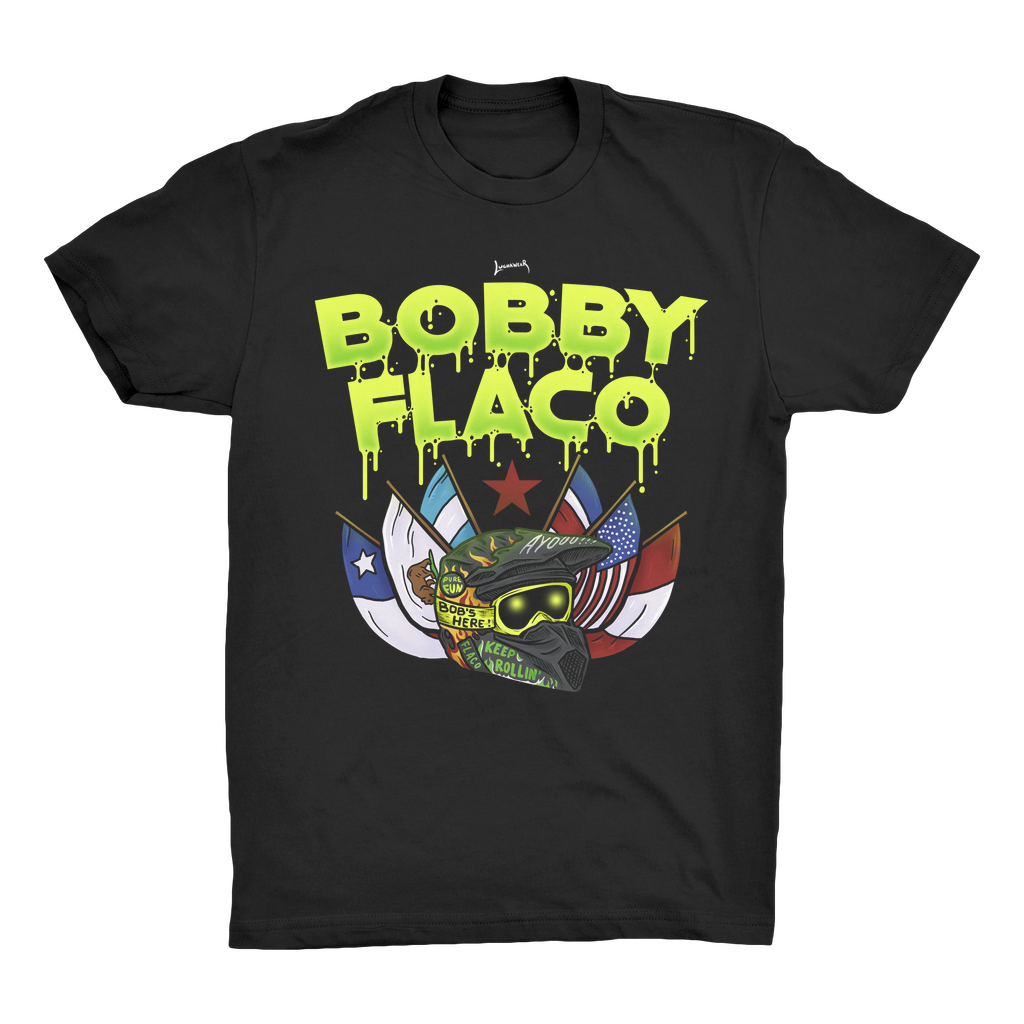 Bobby Flaco (USA) "World Tour" Organic Adult Tee