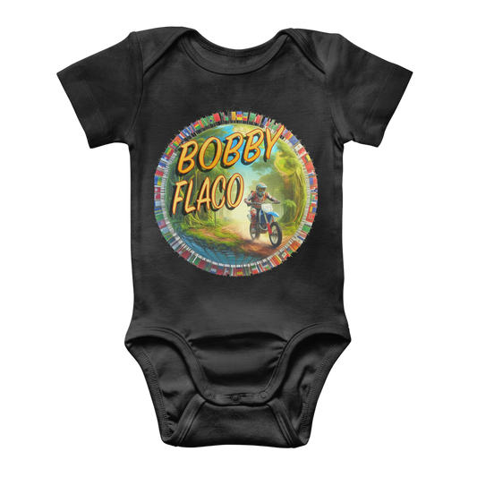 "Bike the World" Bobby Flaco - USaA Baby Onesie
