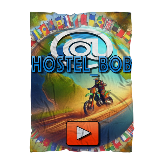 "Hostel Bob" - Bobby Flaco - USA Throw Blanket