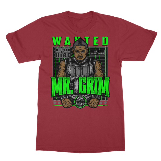 MR. Grim "Wanted" Unisex Heavy Cotton Tee