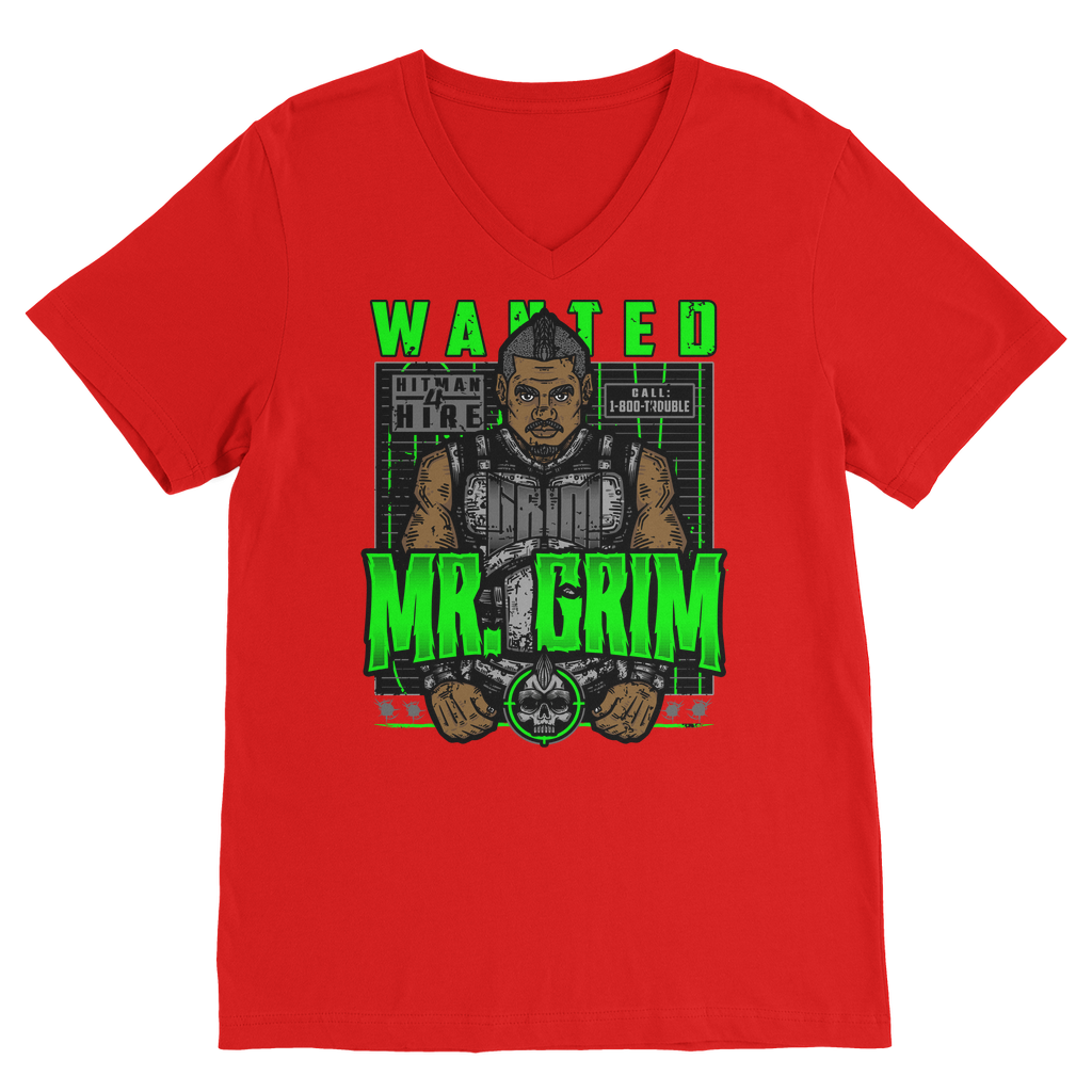 MR. Grim "Wanted" V Neck Tee