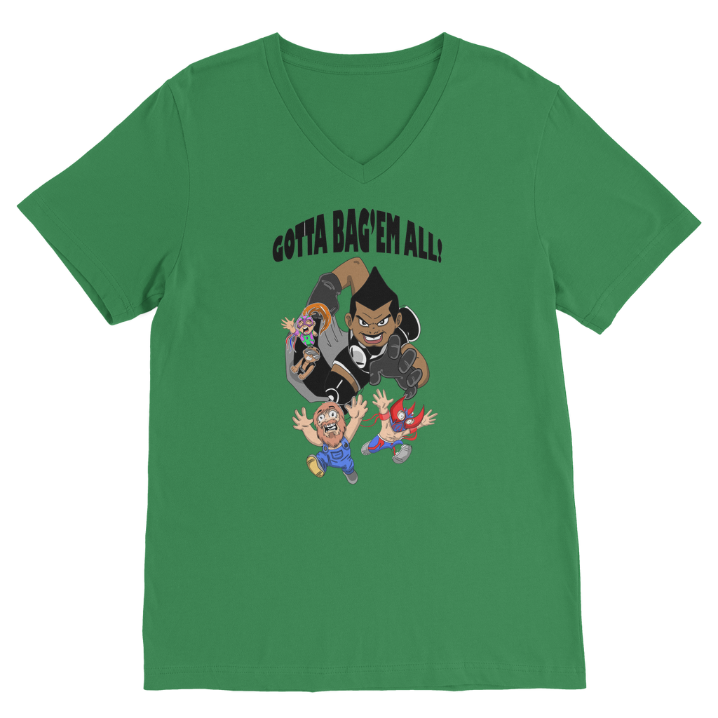 MR. Grim "Gotta Bag Em All" V Neck Tee