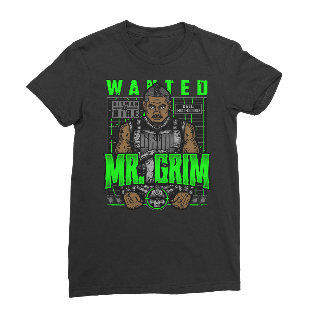 MR. Grim "Wanted" Premium Jersey Women's WearTee
