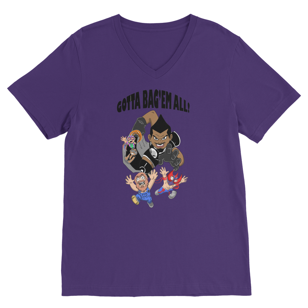 MR. Grim "Gotta Bag Em All" V Neck Tee