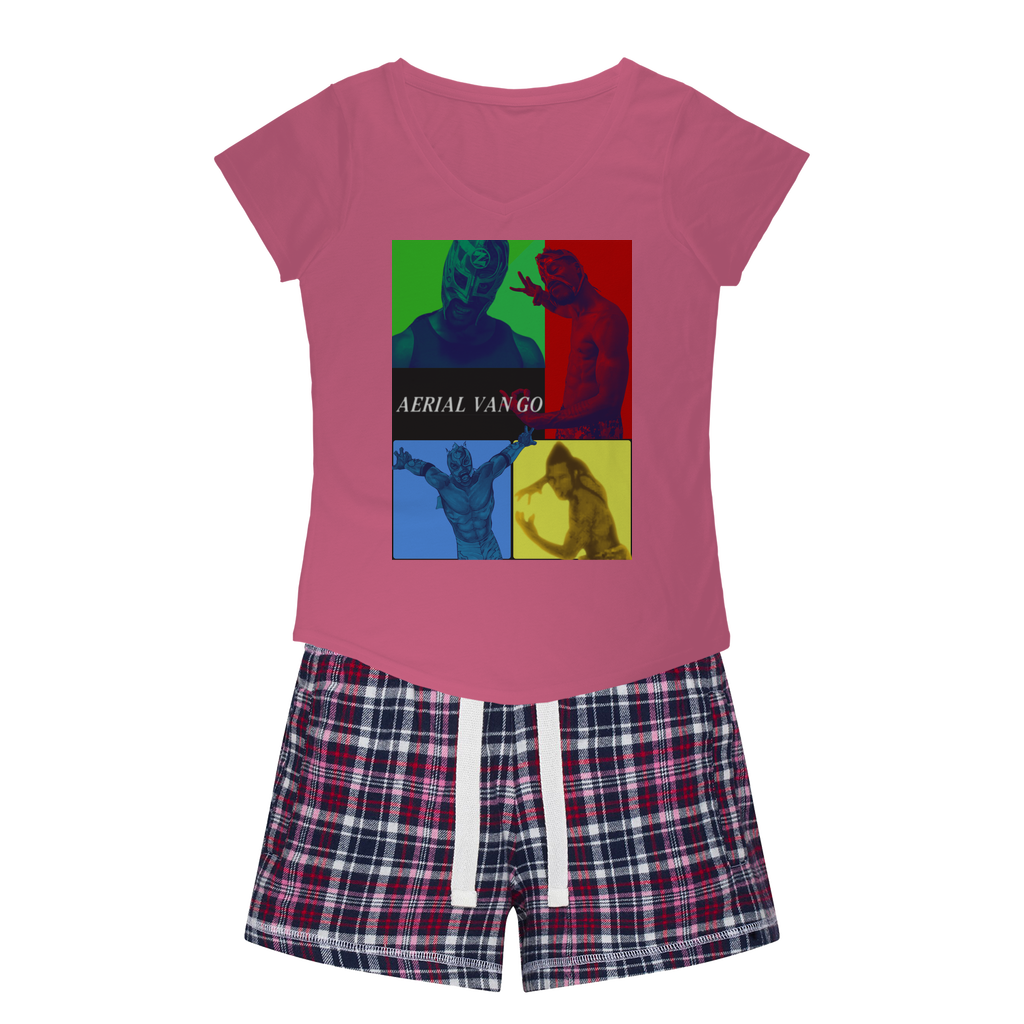 Aerial Van BEBOP Women's Pajamas w/ Flannel Shorts