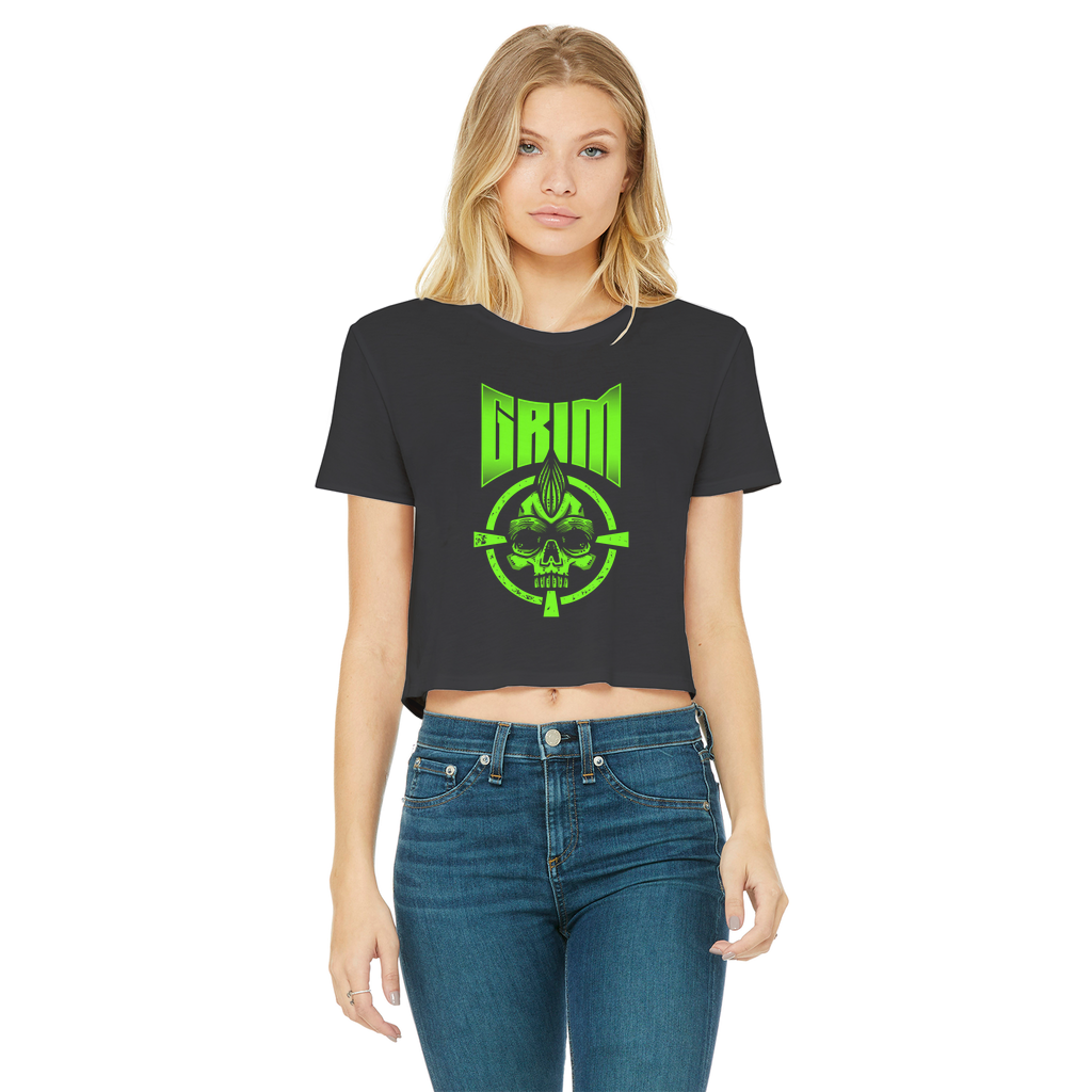 Mr. Grim "Target" Women's Wear Crop Top