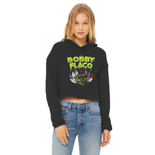 Bobby Flaco (USA) "World Tour" Women's Wear Crop Top Hoodie