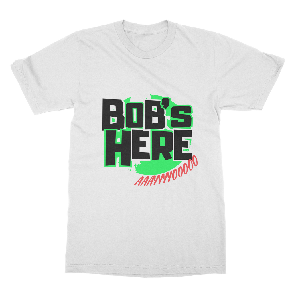 "Bob's Here" Bobby Flaco - USA Unisex Heavy Cotton Tee