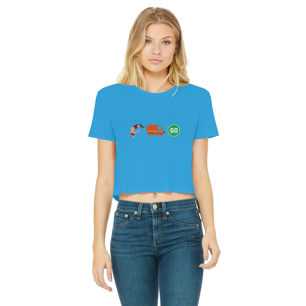 "You Can't Stop" Aerial Van Go - USA Women's Wear Crop Top