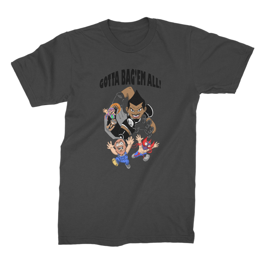 MR. Grim "Gotta Bag Em All" Premium Jersey Adult T-Shirt