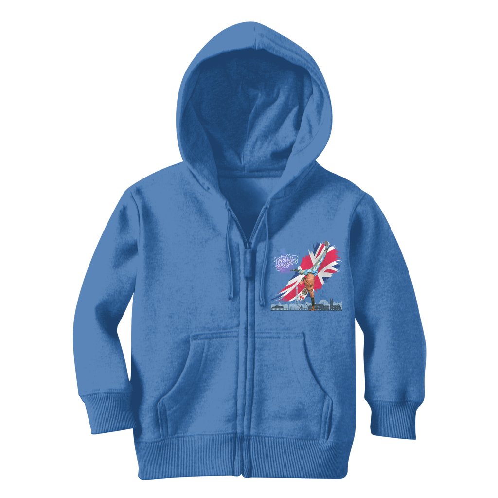 "Van Go to UK" - Aerial Van Go Youthwear Zip Hoodie