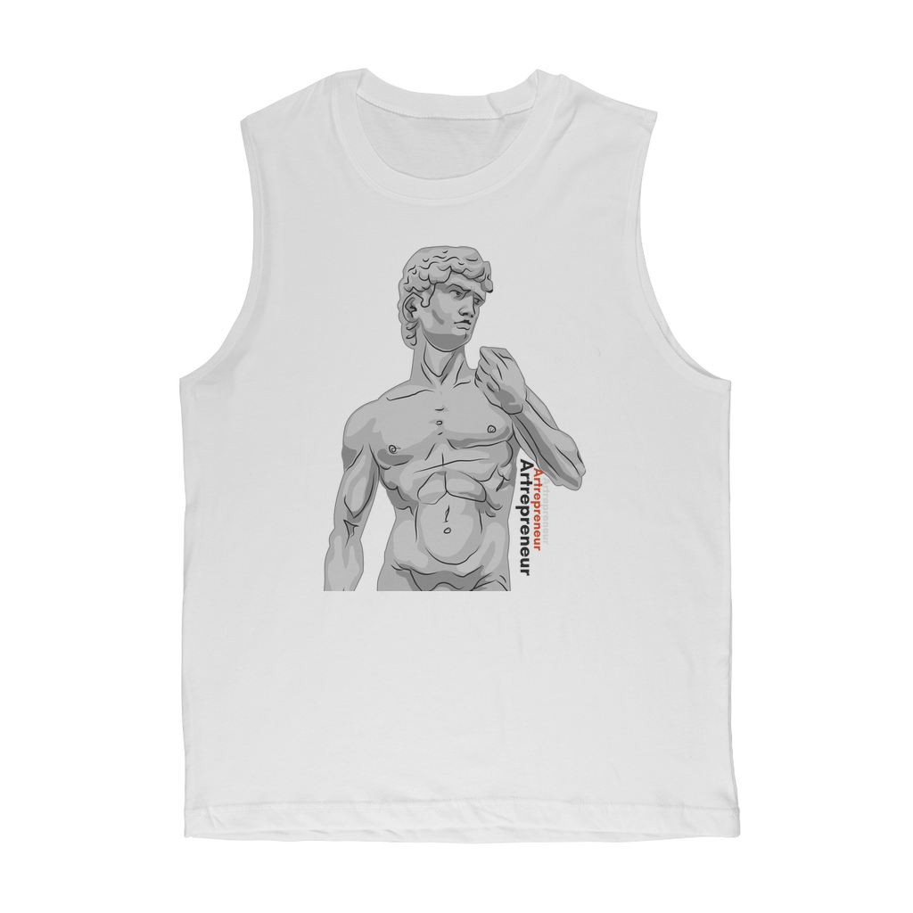 Aerial Van Go "Artrepreneur" (USA) Premium Adult Muscle TankTop