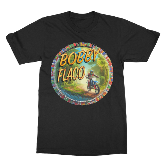"Bike the World" Bobby Flaco - USaA Unisex Classic Tee