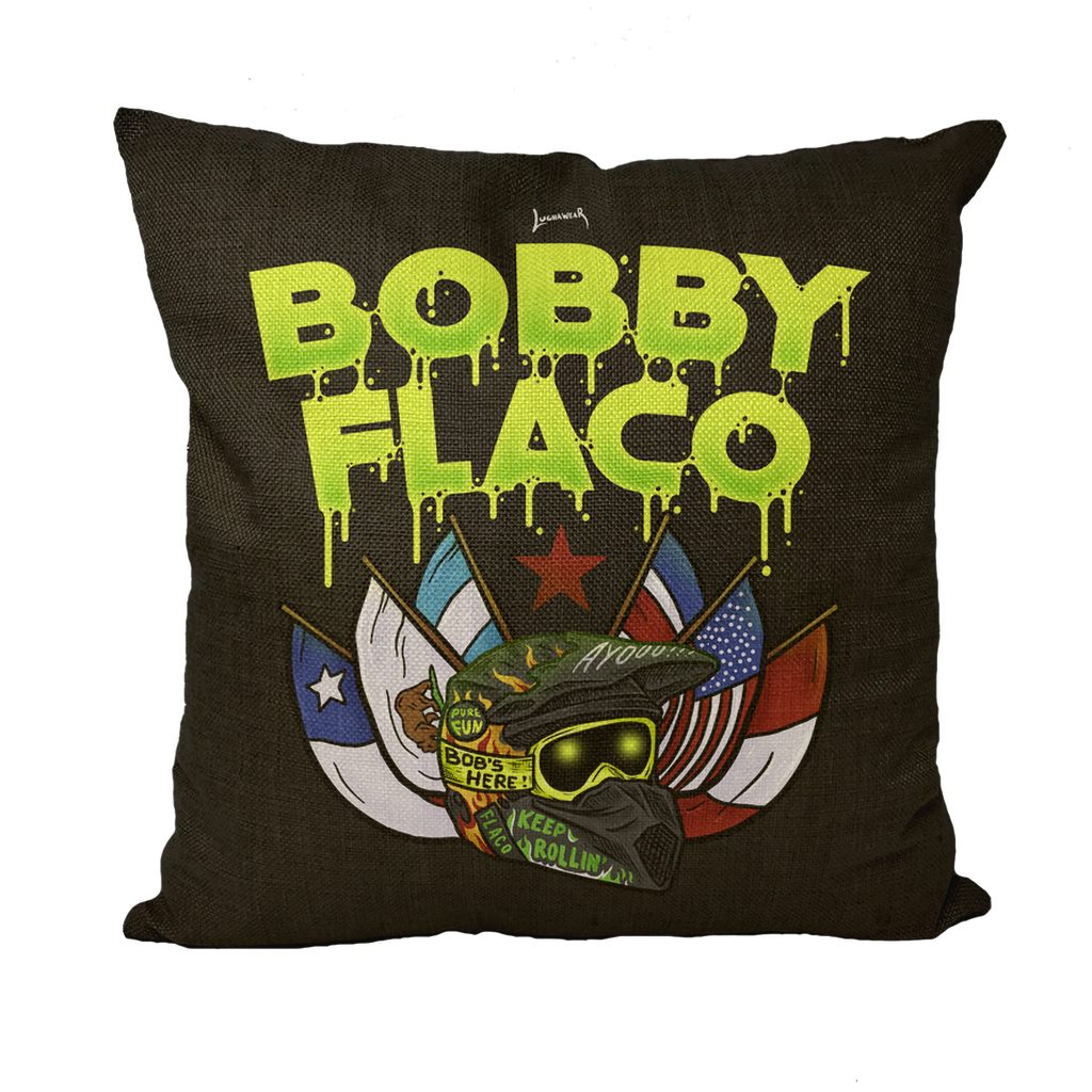 Bobby Flaco (USA) "World Tour" Throw Pillow