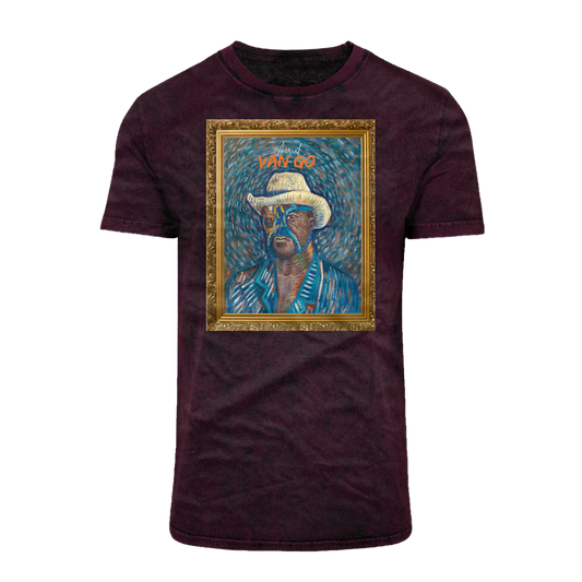 "Self Portrait" - Aerial Van Go (USA) Acid Washed T-Shirt