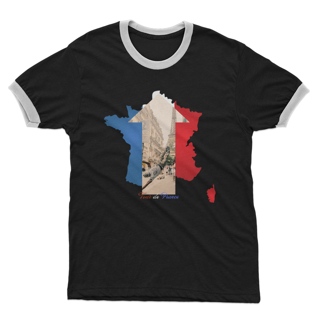 Tour de France Ringer Tee