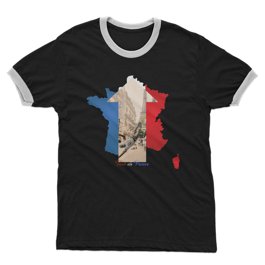 Tour de France Ringer Tee