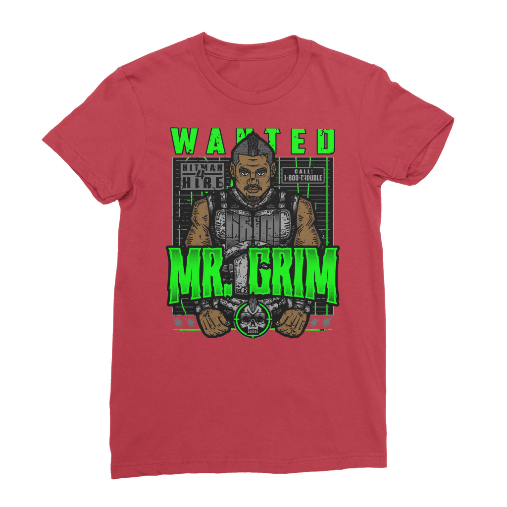 MR. Grim "Wanted" Women's Wear T-Shirt