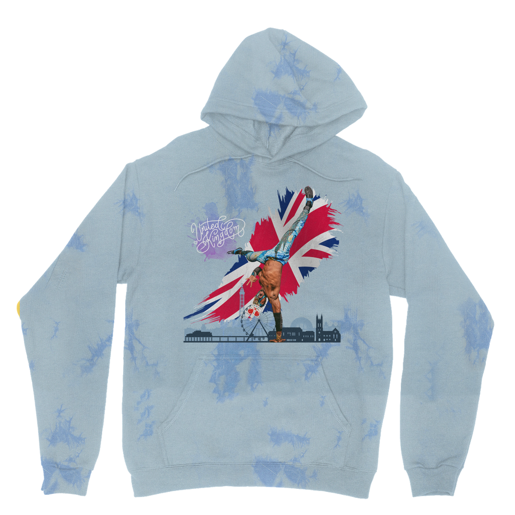 "Van Go to UK" - Aerial Van Go Tie Dye Hoodie