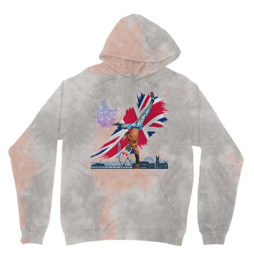 "Van Go to UK" - Aerial Van Go Tie Dye Hoodie