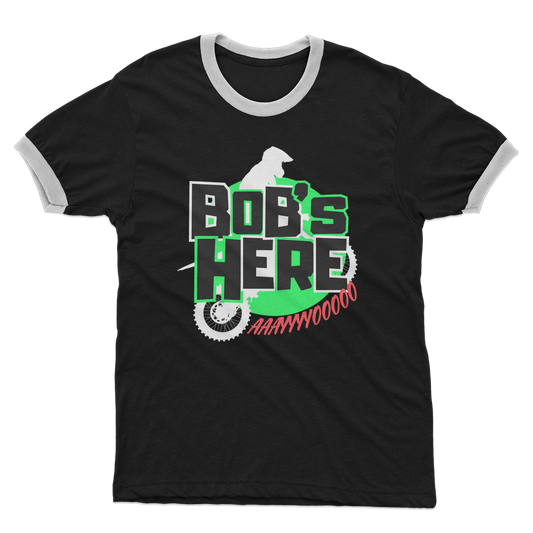 "Bob's Here" Bobby Flaco - USA Ringer Tee