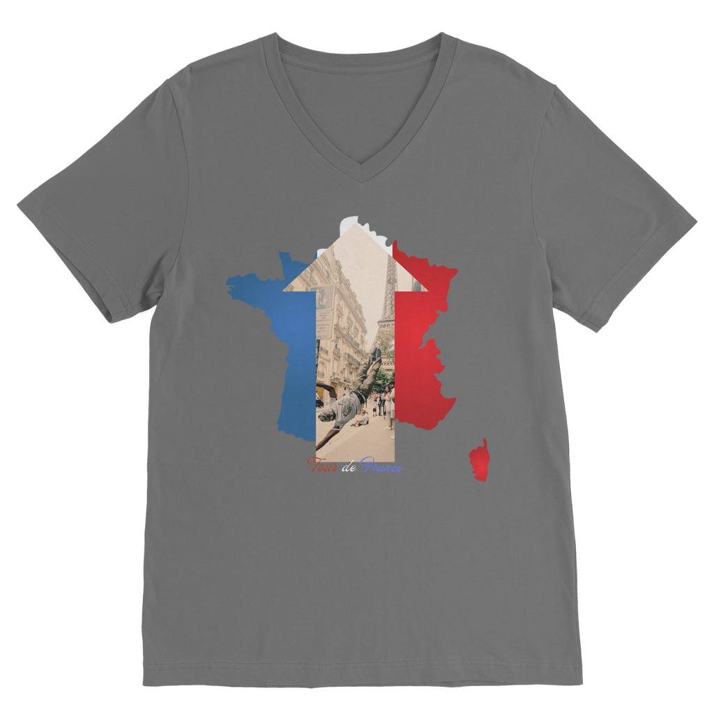 Tour de France V Neck Tee