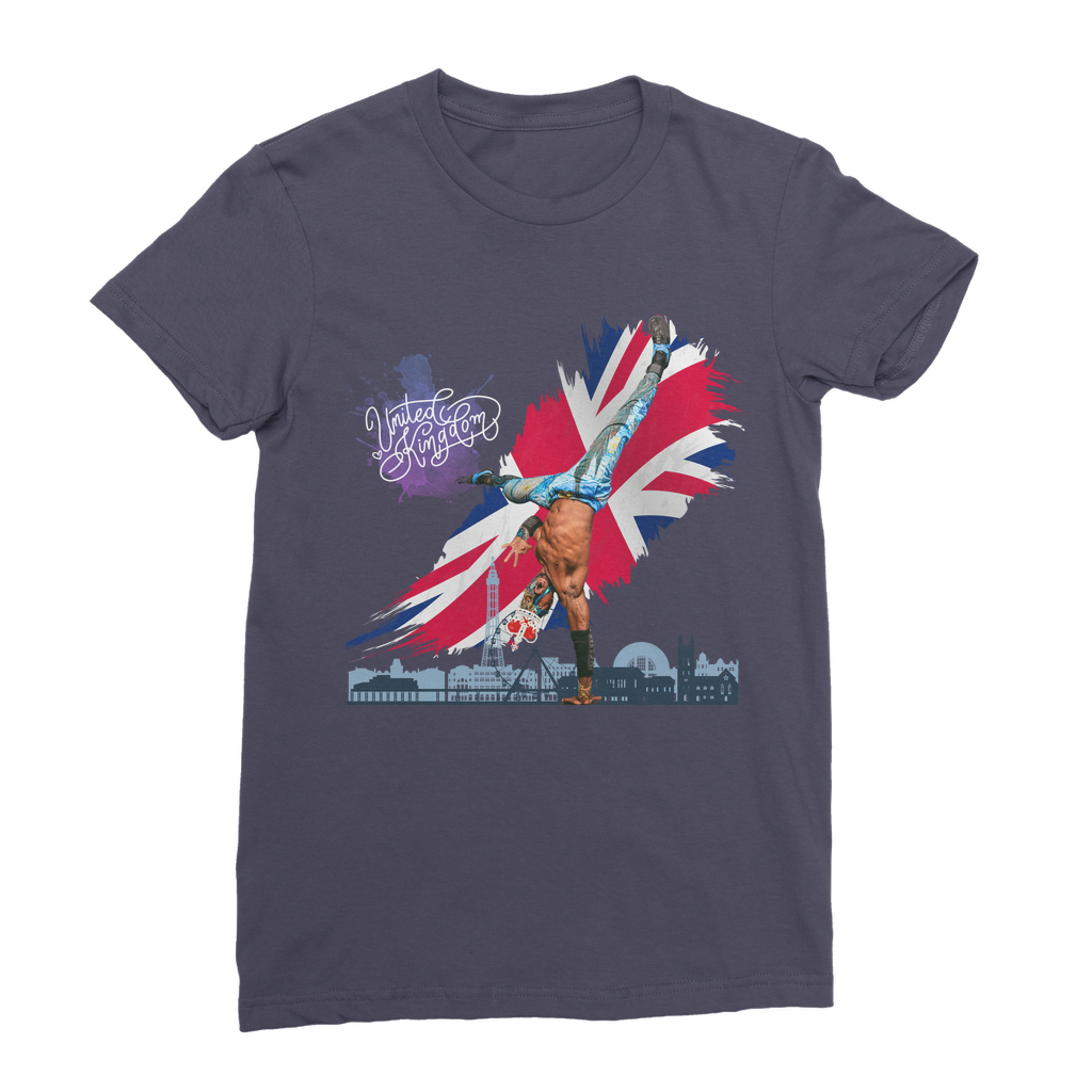 "Van Go to UK" - Aerial Van Go Premium Jersey Women's WearTee