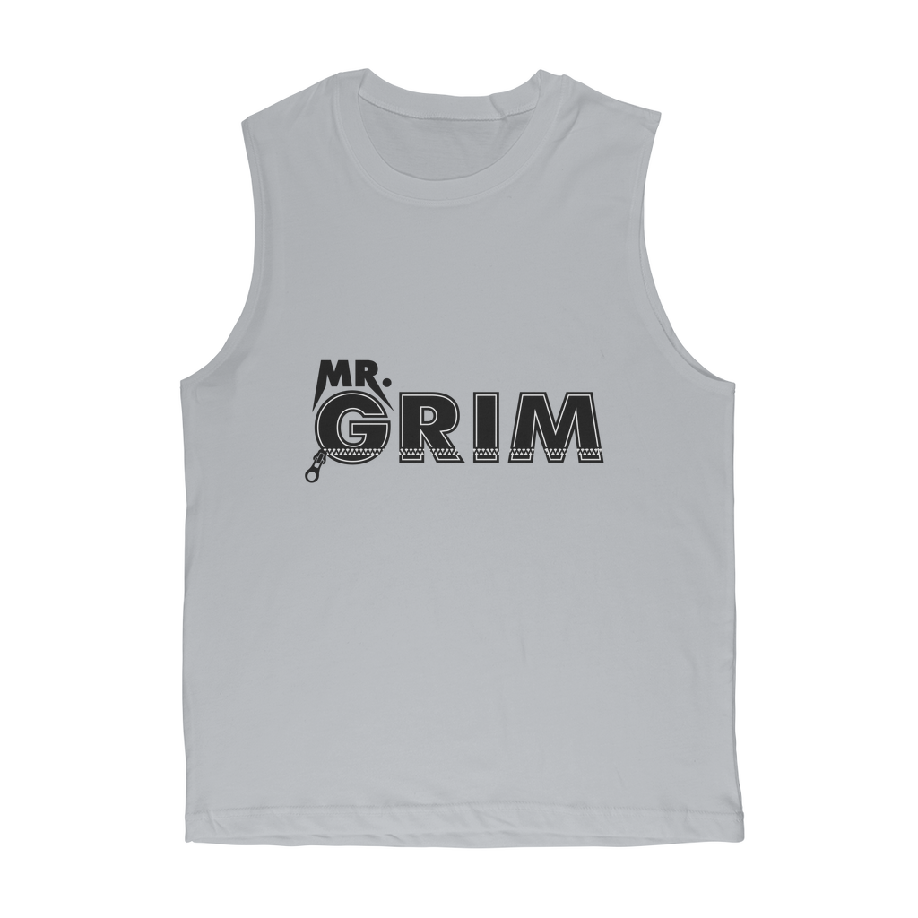 MR. Grim "Zipped Up" Premium Adult Muscle TankTop